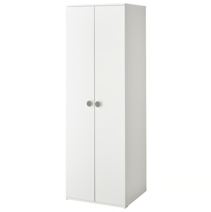 GODISHUS Wardrobe, white, 60x51x178 cm