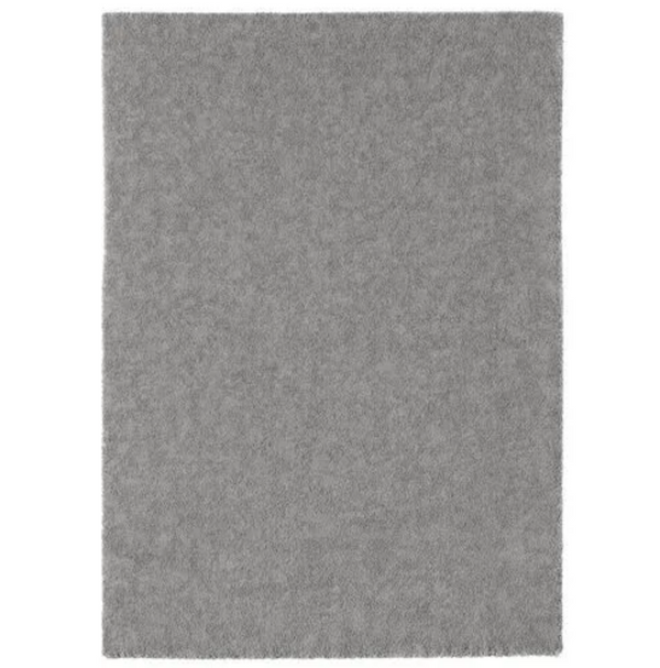 STOENSE large rug, medium grey, 170x240 cm, low pile