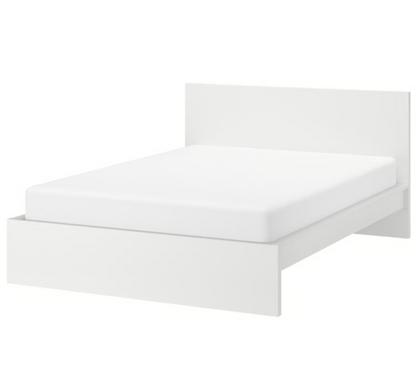MALM Bed frame, high, white, 160x200 cm