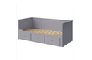 HEMNES day-bed, grey, 80x200 cm