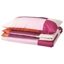 BRUNKRISSLA Duvet cover and pillowcase, pink, 150x200/50x80 cm