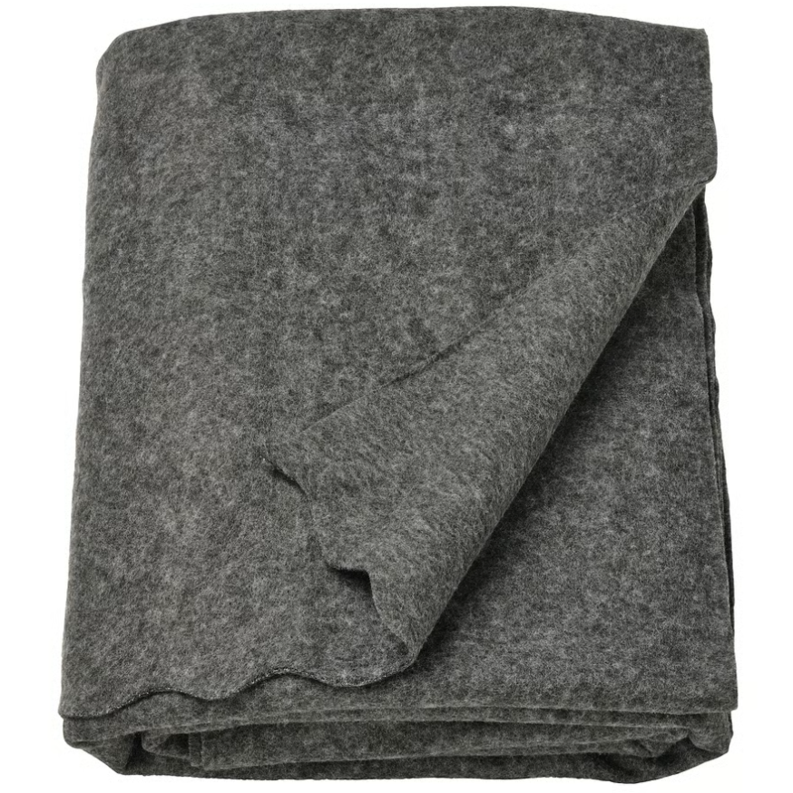 DAGGKÅPOR Throw, dark grey, 130x170 cm