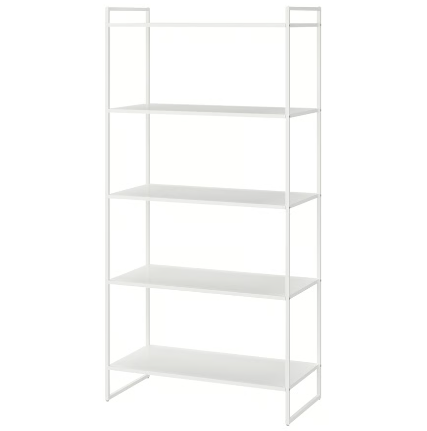 JONAXEL Shelving unit, white, 80x38x160 cm