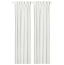 PALPLJUNGMAL sheer curtains, 1 pair, white, 145x300 cm