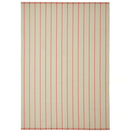 RIDSTIG Rug, flatwoven, off-white/red, 170x240 cm