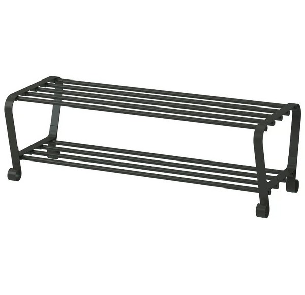 PORTIS shoe cabinet, black, 90x34 cm