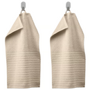 VÅGSJÖN Guest towel, light beige, 30x50 cm