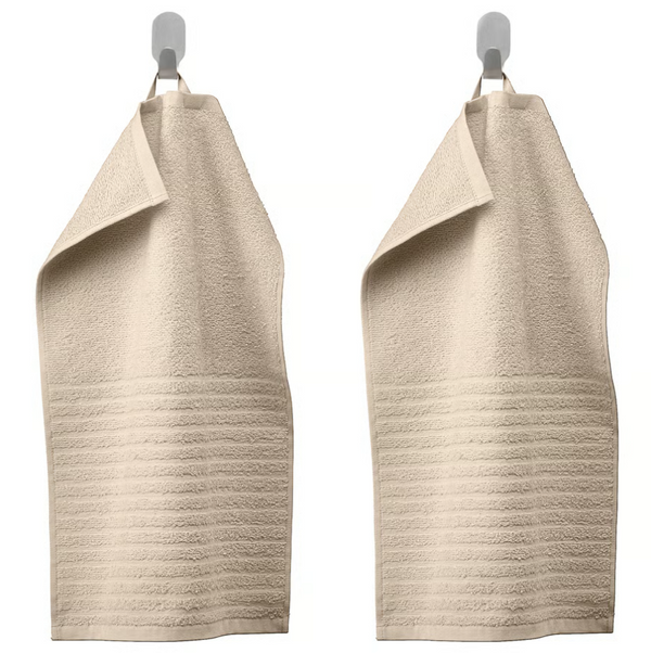 VÅGSJÖN Guest towel, light beige, 30x50 cm