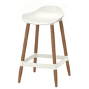 GRÖNSTA bar stool , white, 64 cm, in/outdoor