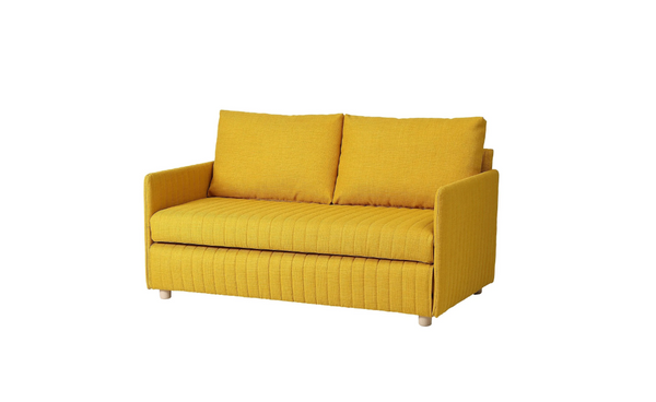 FRIDHULT 2-seat sofa-bed , skiftebo yellow