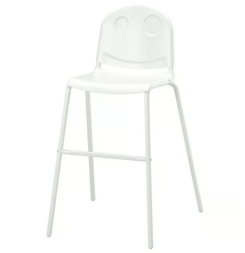 VILDGÅS Junior chair, white/white