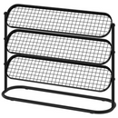 ÄLGANÄS Shoe rack, black, 76x24x59 cm