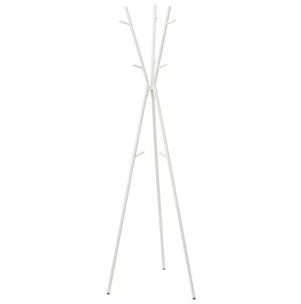 EKRAR Hat and coat stand, white, 169 cm