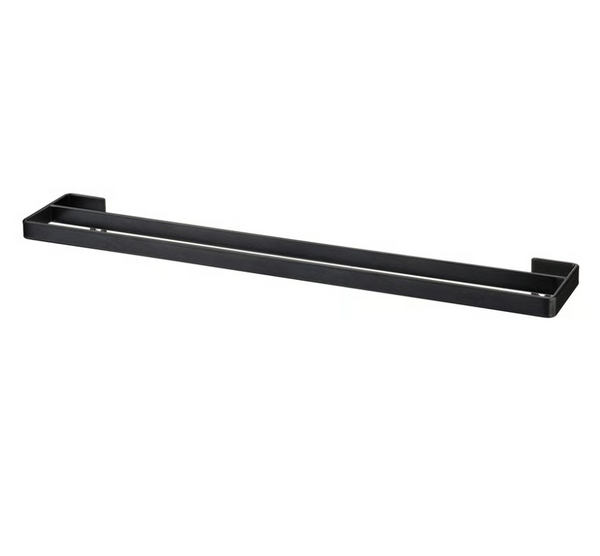 SKOGSVIKEN Towel rail, black, 60 cm