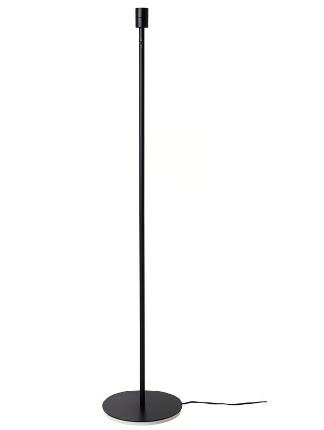 SKAFTET Floor lamp base, black