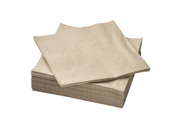 FANTASTISK paper napkin, beige, 40x40 cm, 50 pack