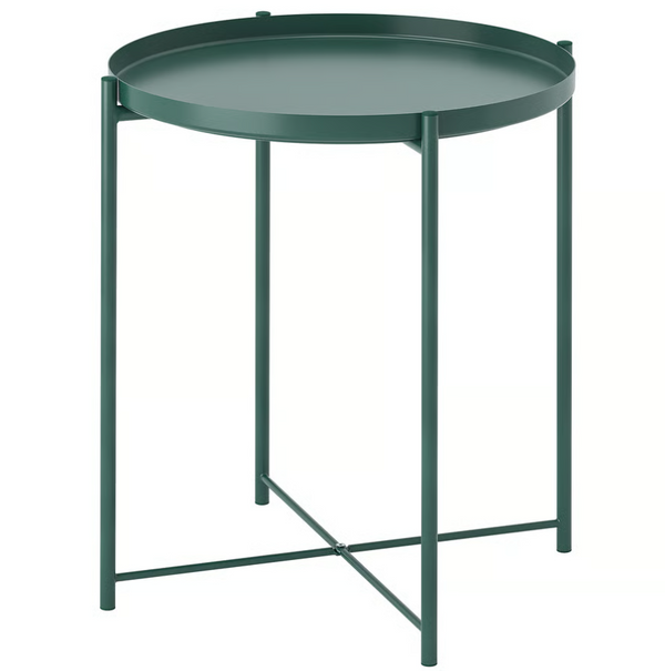 GLADOM Tray table, dark grey-green, 45x53 cm