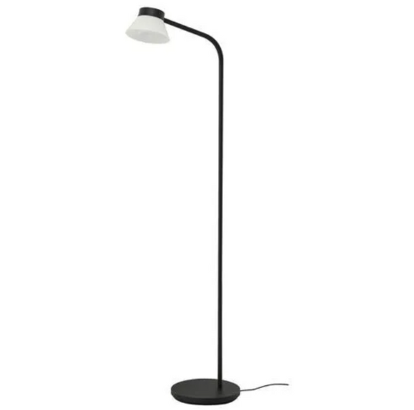 SAMBORD floor/reading lamp, black-white