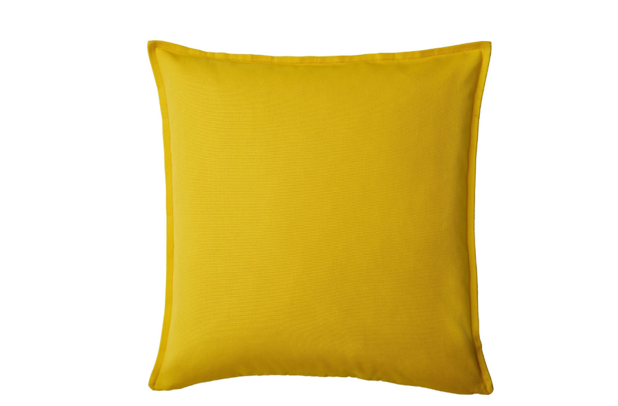 GURLI cushion cover , yellow, 50x50 cm