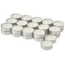 TRADCYPRESS scented tealight, white, 3.5 hr, 30 pack, Fresh linen