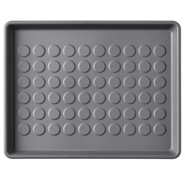 BAGGMUCK Shoe mat, in/outdoor/grey, 46x35 cm
