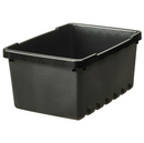 UPPSNOFSAD Storage box, black, 25x17x12 cm/3.5 l / UPPSNOFSAD Lid, black, 25x17 cm