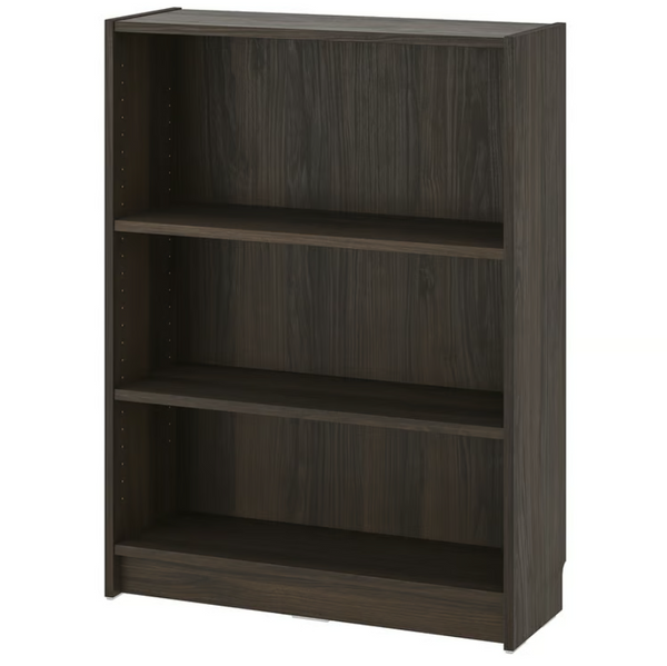 BILLY Bookcase, dark brown oak effect, 80x28x106 cm