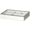 JÄTTEBJÖRN Organiser, white/grey, 50x35x9 cm