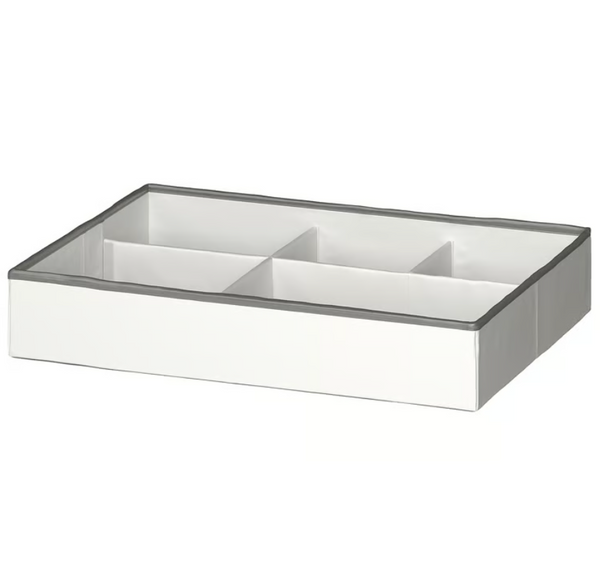 JÄTTEBJÖRN Organiser, white/grey, 50x35x9 cm