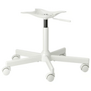 LOBERGET / MALSKÄR Swivel chair, white