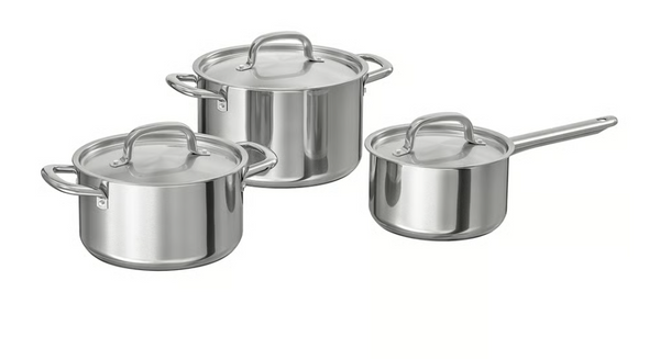 IKEA 365+ Cookware set of 6, stainless steel