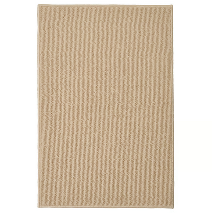 FINTSEN Bath mat, beige, 40x60 cm