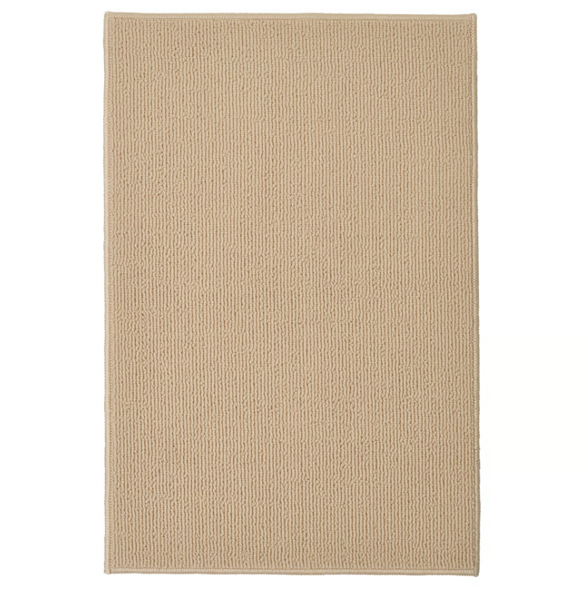 FINTSEN Bath mat, beige, 40x60 cm