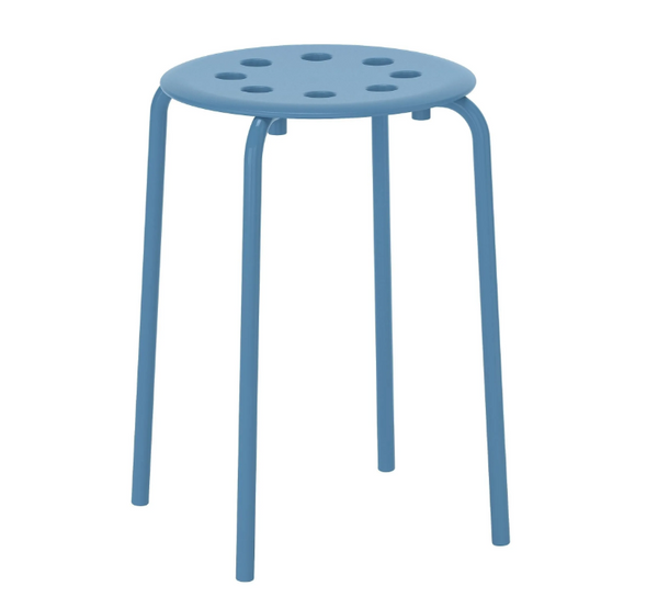 MARIUS stool , blue, 45 cm