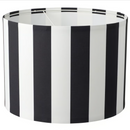 RINGSTA Lamp shade, black/white, 42 cm