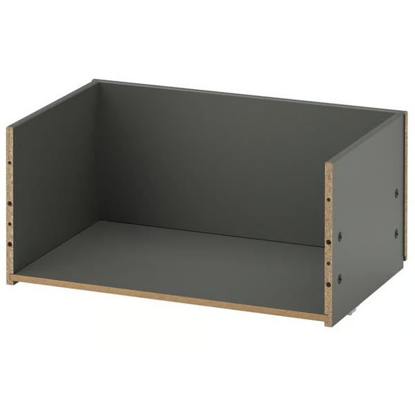 BESTÅ Drawer frame, dark grey, 60x25x40 cm