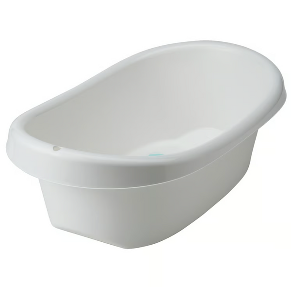 LÄTTSAM Baby bath, white/turquoise