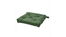 MALINDA chair pad , green, 40/35x38x7 cm