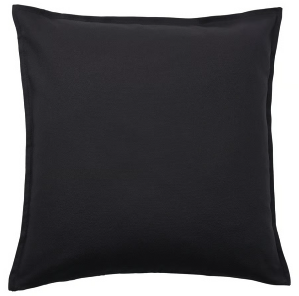 GURLI Cushion cover, black, 50x50 cm