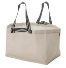 GÖRSNYGG Carrier bag, large, light beige, 57x37x39 cm/71 l