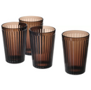 VARDAGEN Glass, brown, 31 cl