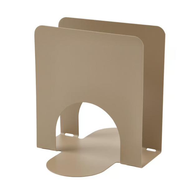 SKOGSRÖR Napkin holder, light grey-brown, 13x12 cm