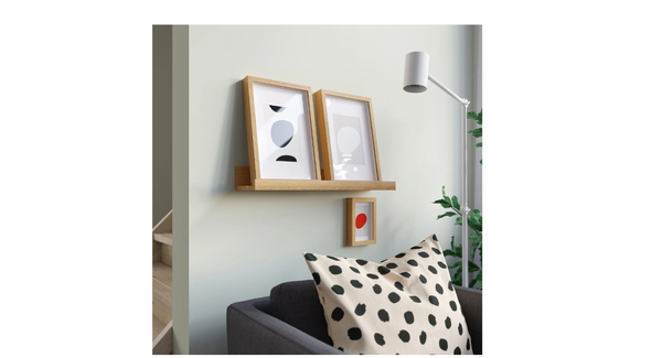 MOSSLANDA picture ledge , oak effect, 55 cm
