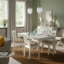 MALINDA Chair cushion, beige, 40/35x38x7 cm