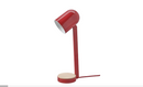 ENSMÄRKE table lamp , red, 34 cm