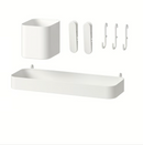 SKÅDIS 7-piece accessories set, white