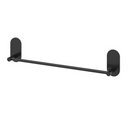 SKOGHALL Towel rail, self-adhesive, black, 43x6 cm