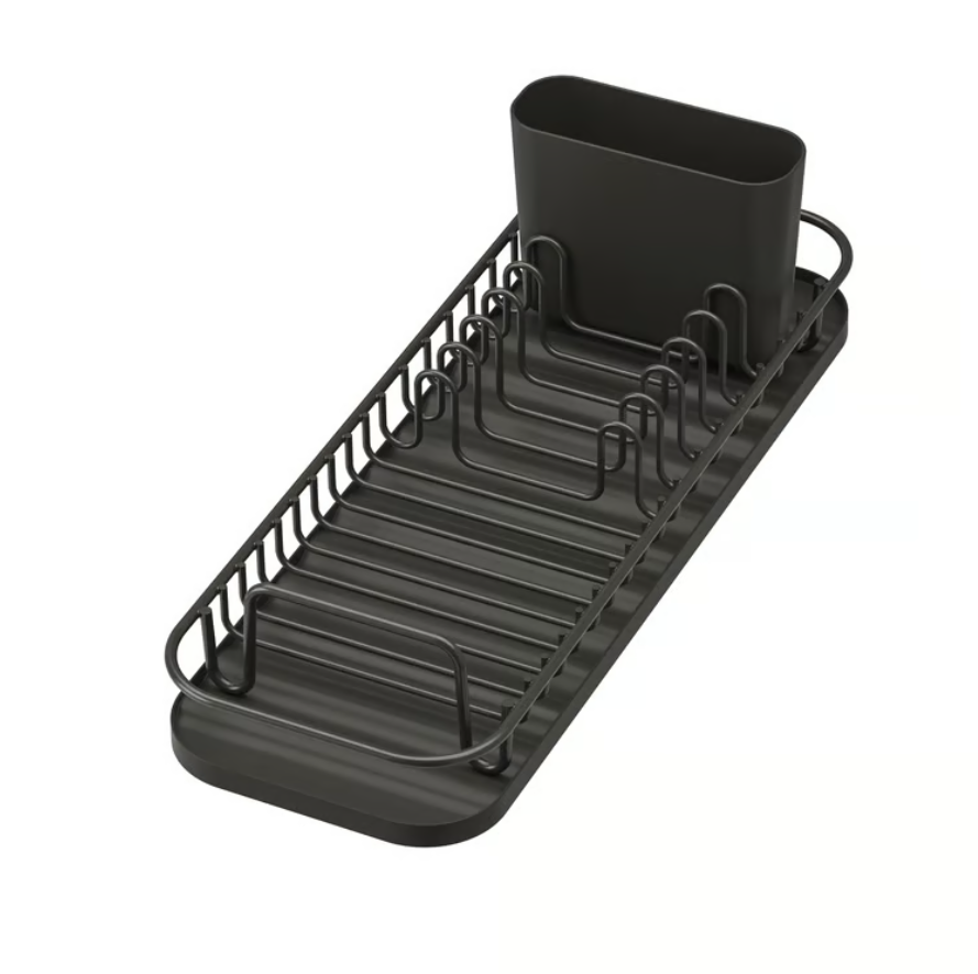 LILLHAVET Multifunctional dish rack, anthracite