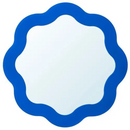 PRUNKHALLON wall mirror, blue, 40 cm