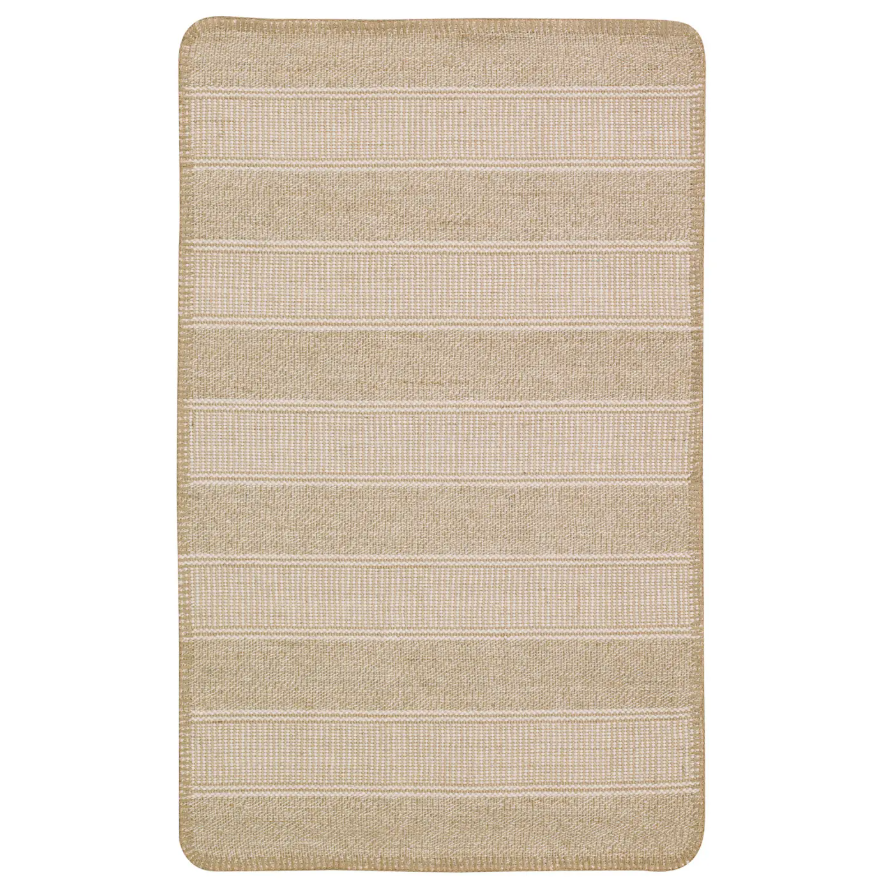 KLEJS rug, flatwoven, 50x80 cm, beige/white